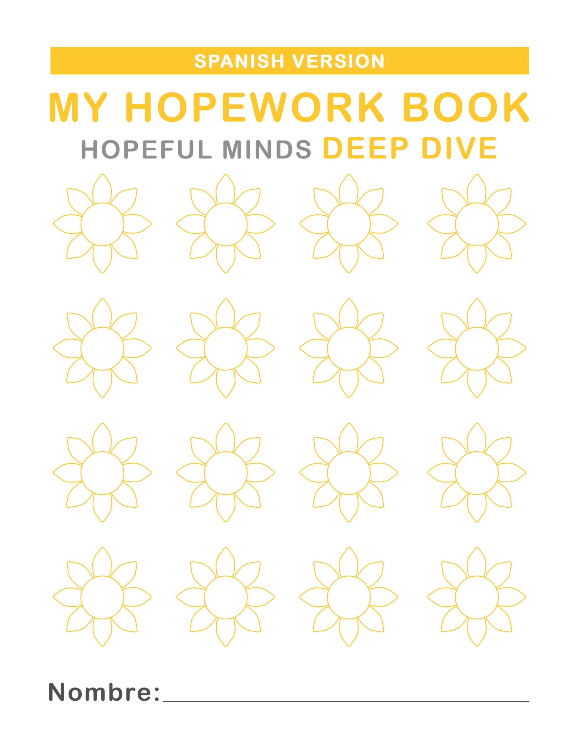 Español – Hopeful Minds Deep Dive Hopework Book